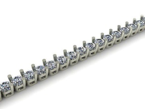 elmas bilezik 48 takı altın gümüş yazdırılabilir mücevher düğün nişan yüzük bilezikler 3d print model - Mito3D