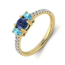 diamante nuziale squillare gioielleria moda stampabile engagement nozze oro anelli argento Fidanzamento sterlina cad bellezza 3d print model - Mito3D