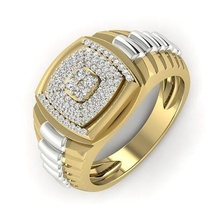 diamond cluster ring 3dm stl render 3d print model ladies gold fashion woman beauty female silver printable setting jewellery jewel jewelry rings beautiful girl 3d print model - Mito3D