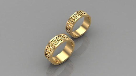diamante Pareja anillo canalla 245 hombre joyería joya anillos compromiso Boda diseñadora joyas joyeria pulsera diseño esposas diamantes 3d print model - Mito3D