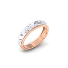 diamant couple anneau bijoux d'argent imprimable le de l'anneau prototypage dames les anneaux l'engagement la mode or mariage précieux beauté engagem 3d print model - Mito3D