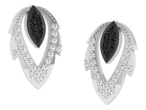 diamante brinco joalheria gema prata imprimível jóia brilhante ouro anel pulseira moda beleza esterlina diamantado roupa Casamento brincos 3d print model - Mito3D