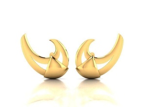 diamond earring women earrings pendant set oval jewelry print 3dprinted jewellery printable rings design ring jewel golden fashion printabl printing gold prototyping woman 3d print model - Mito3D