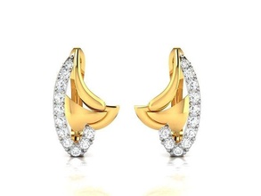 Diamant Ohrringe Ohrring Schmuck Geschenk Gold Ring Silber Juwel druckbar Weiß Sterling Armband Mode brillant engagem Engagement 3d print model - Mito3D