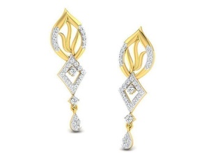 diamante orecchini orecchino gioielleria oro squillare argento gemma gioiello stampabile bianca sterlina brillante braccialetto moda engagement Fidanzamento bellezza 3d print model - Mito3D