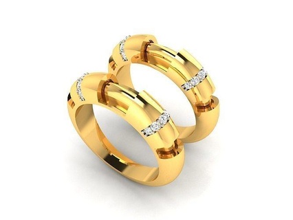 elmas küpe elmaslar mücevher takı Aşk 14k altın özel anneler Günü değerli hale yazdırılabilir gümüş 3d print model - Mito3D