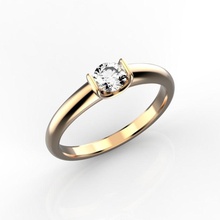 elmas nişan yüzüğü takı yüzük mücevher altın parlak engagementring 3d print model - Mito3D