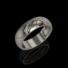 2 elmas nişan yüzüğü tasarımı takı parlak tasarım yüzük moda güzellik gem altın mücevher lüks evlilik platin değerli yazdırılabilir parlayan Gümüş sterling çeşitli stil 3d print model - Mito3D