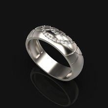 anillo de compromiso diamantes diseño la joyería brillante el diamante moda y belleza gem oro joya lujo matrimonio platino precioso imprimible plata sterling estilo boda los anillos 3d print model - Mito3D