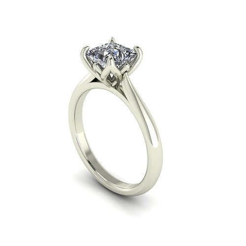 diamante noivado anel r129 jóia gema casamento jóias prata joalheria ouro engagem moda esterlina pingente colar beleza brincos pingentes argolas 3D print model - Mito3D