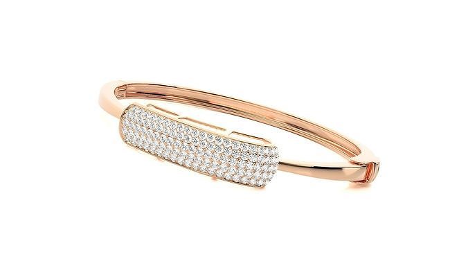 diamond head high jewelry bracelet 3dm stl renders details chain heavy unisex printable jewel wedding jewellery luxury bracelets cuban italian 3D print model - Mito3D
