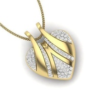 diamond heart pendant women jewelry fashion accessories gold woman design fengshui man men unisex pendants platinum luxury silver ring printable 3d print model - Mito3D