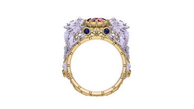 Diamant-Schmuck Schmuck diamond Diamant-ring gold Silber ring bedruckbar ist Juwel gem Platin Mode-ring gold-ring prototyping genial Mode-Schönheit engagement Saphir ruby - Anhänger-Halskette Ringe 3d print model - Mito3D