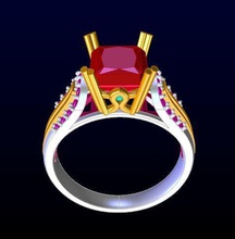Diamant-Schmuck Schmuck gem Platin symbol bedruckbar ist Diamant-ring Mode-ring Silber gold-ring prototyping Krone sterling Luxus genial Mode-Schönheit vintag diamant diamond ring Juwel Ringe 3d print model - Mito3D