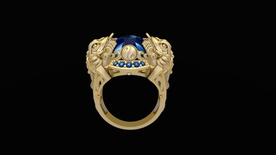 diamond jewellery vang bac 3dm nhan trang jewelry rings 3d print model - Mito3D