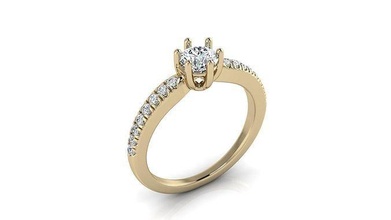 diamante joalheria anel luxo ouro metálico aço brilhando carta imprimível moda argolas jóias prata acessórios diamantes estilo designer design joias 3d print model - Mito3D
