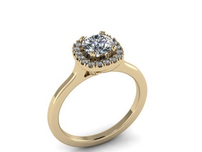 bijoux de diamant la bague or l'anneau d'argent le imprimable joyau l'engagement gem cad en livre sterling anneau mode mariage brillant platine collier d'impression l'habillement les anneaux 3d print model - Mito3D