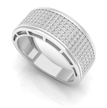 diamante gioielleria squillare uomo oro argento stampabile gioiello nozze fidanzamento bianca sterlina platino moda brillante bellezza anelli 3d print model - Mito3D