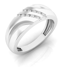diamante joyería joya anillo hombre oro Boda imprimible plata brillante Moda compromiso zafiro libra esterlina blanco 3d print model - Mito3D