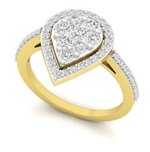 diamante joalheria anel mulher gema ouro casamento noivado imprimível jóia brilhante aniversário celebração prata luxo platina eua cafajeste brilhando argolas 3d print model - Mito3D