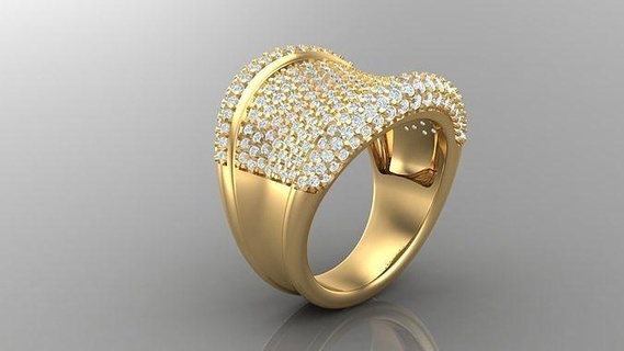 diamant homme bague goujat 108 bijoux anneaux engagement mariage main diamants bracelet faits accro colliers créateur conception 3d print model - Mito3D