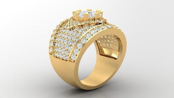 diamond man ring cad mr 16 jewelry rings jewellery engagement wedding handmade diamonds bracelet handmadejewelry jewelryaddict necklaces jewelrydesigner jewels jewelrydesign 3d print model - Mito3D