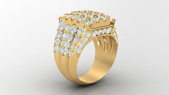 diamante homem anel cafajeste 183 joalheria argolas jóias noivado Casamento feito mão diamantes pulseira joias feitas viciado colares Designer design 3d print model - Mito3D