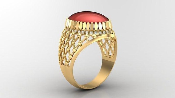 diamante hombre anillo canalla 220 joyería joya anillos compromiso Boda diseñadora joyas joyeria pulsera diseño esposas diamantes 3d print model - Mito3D