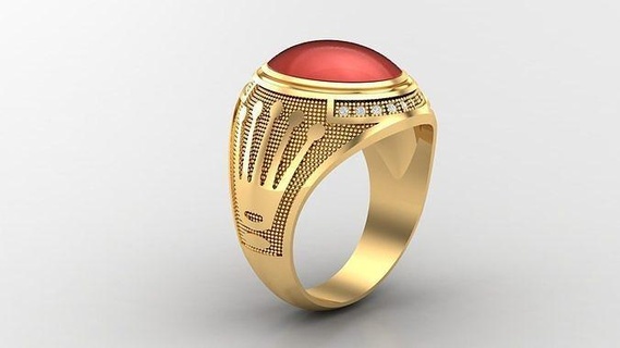 diamante hombre anillo canalla 221 joyería joya anillos compromiso Boda diseñadora joyas joyeria pulsera diseño esposas diamantes 3d print model - Mito3D