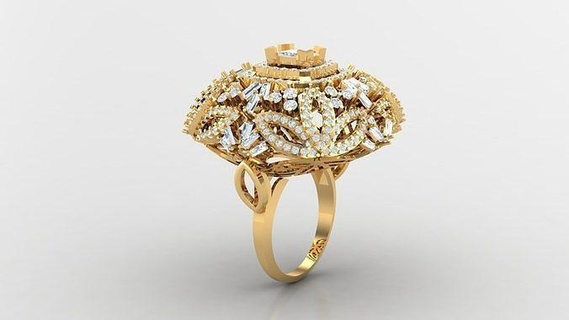 diamant homme bague goujat 229 bijoux anneaux engagement mariage créateur accro bracelet conception bracelets diamants 3d print model - Mito3D