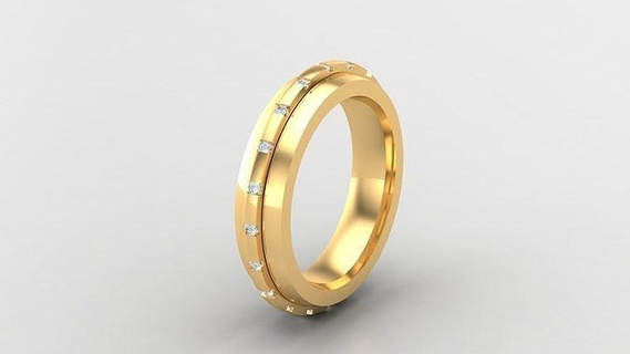 diamante hombre anillo canalla 248 joyería joya anillos compromiso Boda diseñadora joyas joyeria pulsera diseño esposas diamantes 3d print model - Mito3D