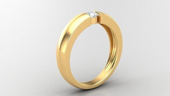 diamante hombre anillo canalla 259 joyería joya anillos compromiso Boda diseñadora joyas joyeria pulsera diseño esposas diamantes 3d print model - Mito3D