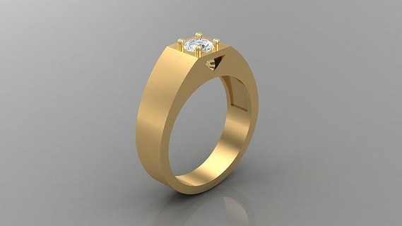 Diamant Ring cad 279 Schmuck Ringe Engagement Hochzeit handgemacht Diamanten Armband handwerklich gefertigter Schmucksüchtiger Halsketten Schmuckdesigner Juwelen Schmuckdesign 3d print model - Mito3D
