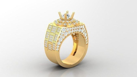 diamond man ring cad mr 292 jewelry rings jewellery engagement wedding handmade diamonds bracelet handmadejewelry jewelryaddict necklaces jewelrydesigner jewels jewelrydesign 3d print model - Mito3D