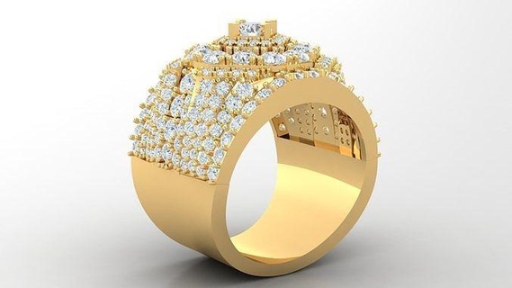 diamante homem anel cafajeste 306 joalheria argolas jóias noivado Casamento Designer viciado joias pulseira design pulseiras diamantes Projeto 3d print model - Mito3D