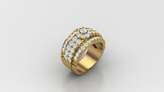 diamante hombre anillo canalla 311 joyería joya anillos compromiso Boda diseñadora joyas joyeria pulsera diseño esposas diamantes 3d print model - Mito3D