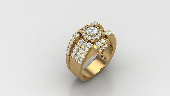 diamante hombre anillo canalla 317 joyería joya anillos compromiso Boda diseñadora joyas joyeria pulsera diseño esposas diamantes 3d print model - Mito3D