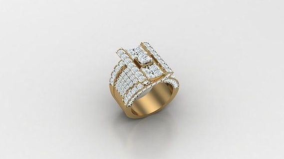 diamante homem anel cafajeste 328 joalheria argolas jóias noivado Casamento feito mão diamantes pulseira joias feitas viciado colares Designer design 3d print model - Mito3D