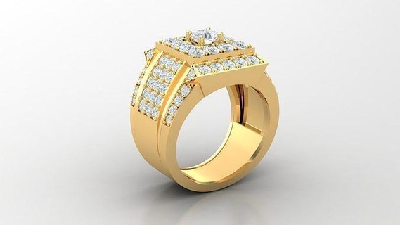 diamond man ring cad mr 332 jewelry rings jewellery engagement wedding handmade diamonds bracelet handmadejewelry jewelryaddict necklaces jewelrydesigner jewels jewelrydesign 3d print model - Mito3D