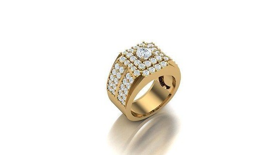 diamante homem anel cafajeste 346 joalheria argolas jóias noivado Casamento feito mão diamantes pulseira joias feitas viciado colares Designer design 3d print model - Mito3D
