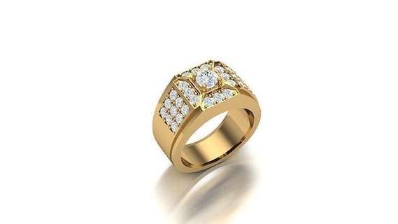 diamante homem anel cafajeste 349 joalheria argolas jóias noivado Casamento feito mão diamantes pulseira joias feitas viciado colares Designer design 3d print model - Mito3D