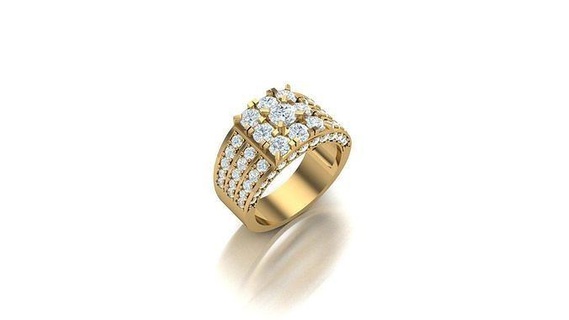 elmas adam yüzük cad 351 takı yüzükler mücevher nişan düğün tasarımcısı bağımlısı bilezik tasarımı mücevherler bilezikler elmaslar tasarım 3d print model - Mito3D