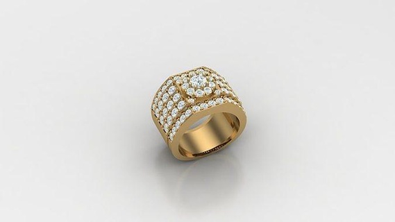 diamante homem anel cafajeste 369 joalheria argolas jóias noivado Casamento Designer viciado joias pulseira design pulseiras diamantes Projeto 3d print model - Mito3D