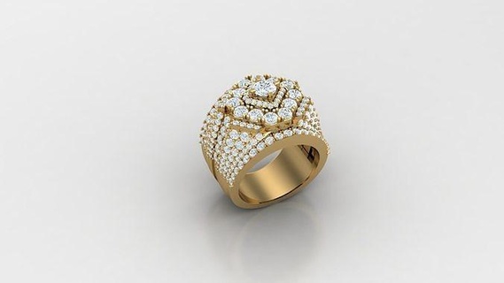 diamond man ring cad mr 380 jewelry rings jewellery engagement wedding jewelrydesigner jewelryaddict bracelet jewelrydesign jewels bracelets diamonds design 3d print model - Mito3D