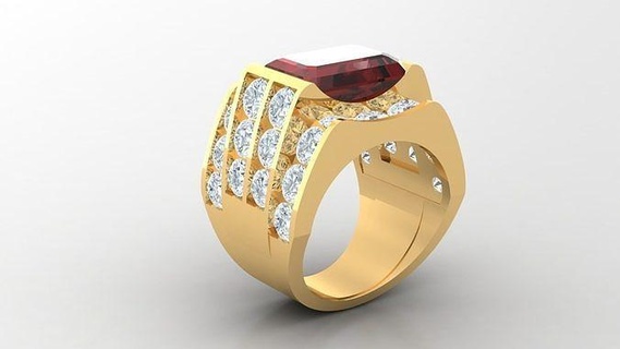 diamante homem anel cafajeste 44 joalheria argolas jóias noivado Casamento Designer viciado joias pulseira design pulseiras diamantes Projeto 3d print model - Mito3D