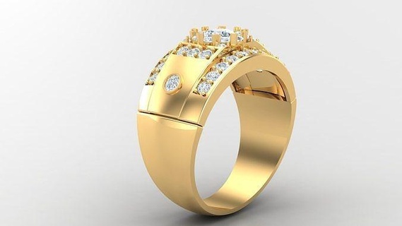 elmas adam yüzük cad 71 takı yüzükler mücevher nişan düğün el yapımı elmaslar bilezik bağımlısı kolyeler tasarımcısı mücevherler tasarımı 3d print model - Mito3D