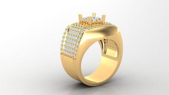 diamond man ring cad mr 73 jewelry rings jewellery engagement wedding handmade diamonds bracelet handmadejewelry jewelryaddict necklaces jewelrydesigner jewels jewelrydesign 3d print model - Mito3D