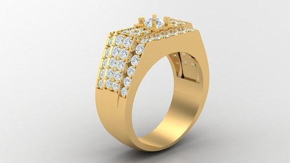 elmas adam yüzük cad 74 takı yüzükler mücevher nişan düğün el yapımı elmaslar bilezik bağımlısı kolyeler tasarımcısı mücevherler tasarımı 3d print model - Mito3D