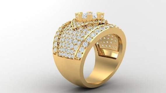 diamante uomo squillare cad 77 gioielleria anelli Fidanzamento nozze fatto mano diamanti braccialetto gioielli fatti jewelryaddict collane designer jewelrydesign 3d print model - Mito3D