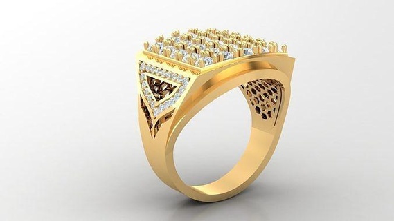 diamond man ring cad mr 82 jewelry rings jewellery engagement wedding handmade diamonds bracelet handmadejewelry jewelryaddict necklaces jewelrydesigner jewels jewelrydesign 3d print model - Mito3D